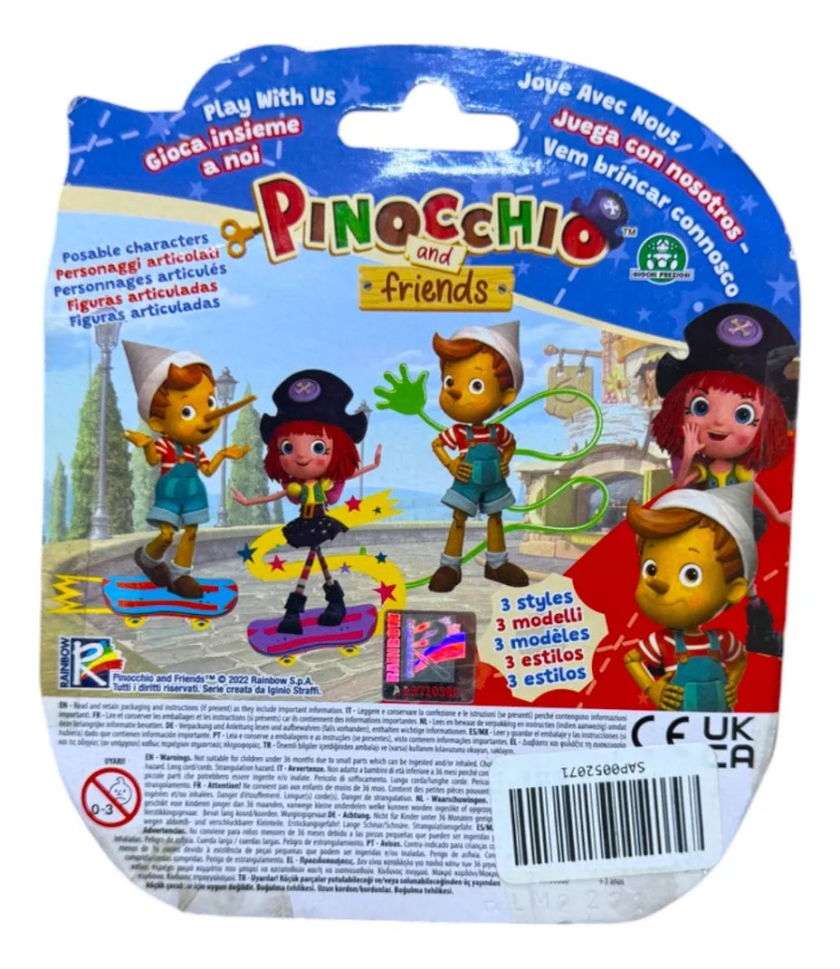 Pinocchio Y Sus Amigos Patineta Rosas Giochi Preziosi Cf