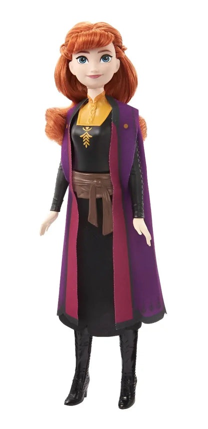 Disney Frozen Anna Vestido Negro Muñeca 29cm Mattel