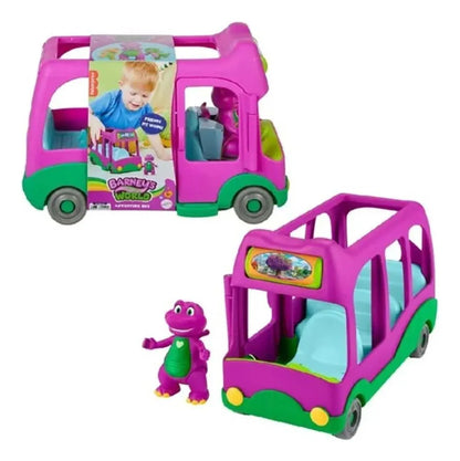 Vehículo De Juguete Autobús De Aventuras Multicolor Barney