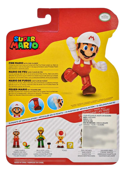 Super Mario Pack Luigi De Fuego Mario De Fuego Jakks Pacific