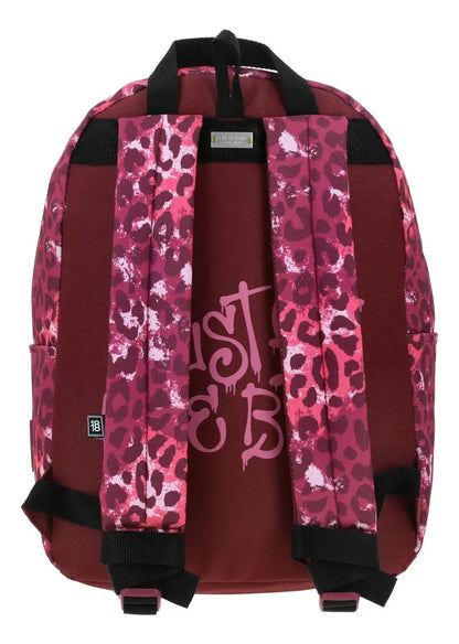 Mochila Y Lonchera Disney Villains Vi66420 Primaria Chenson Fucsia Estampado