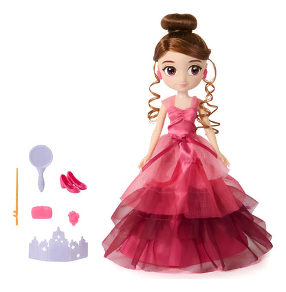 Wizarding World, Harry Potter, conjunto de regalo Baile de Navidad con Hermione Granger de 20 cm con 9 piezas y accesorios para la muñeca, juguetes para niños a partir de 6 años