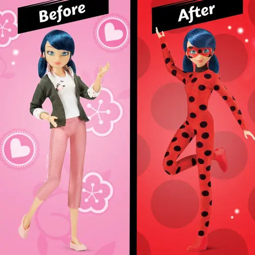 Miraculous Ladybug Y Marinette Muñeca 26cm Playmates Toys