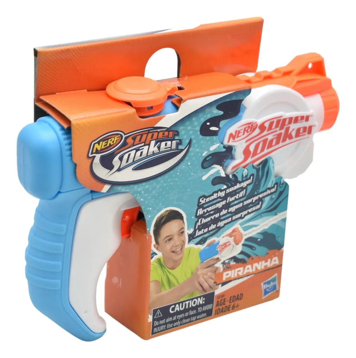 Nerf Super Soaker Piranha Pack 2 Pz Lanzador De Agua Hasbro Multicolor