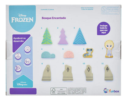 Disney Frozen Bosque Encantado Bloques 10pz Funbox 10 Frozen