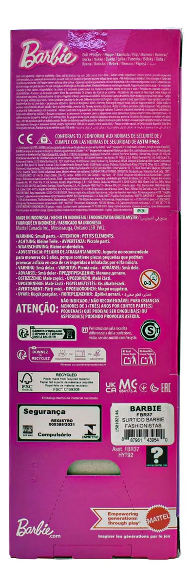 Barbie Fashionistas 231 Doll 28cm Mattel