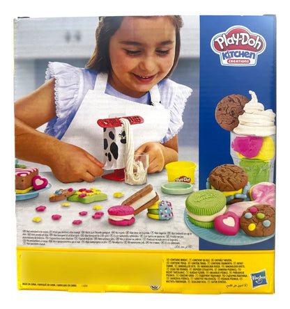Play Doh Kitchen Pack Leche Galletas Y Hamburguesas Hasbro Multicolor