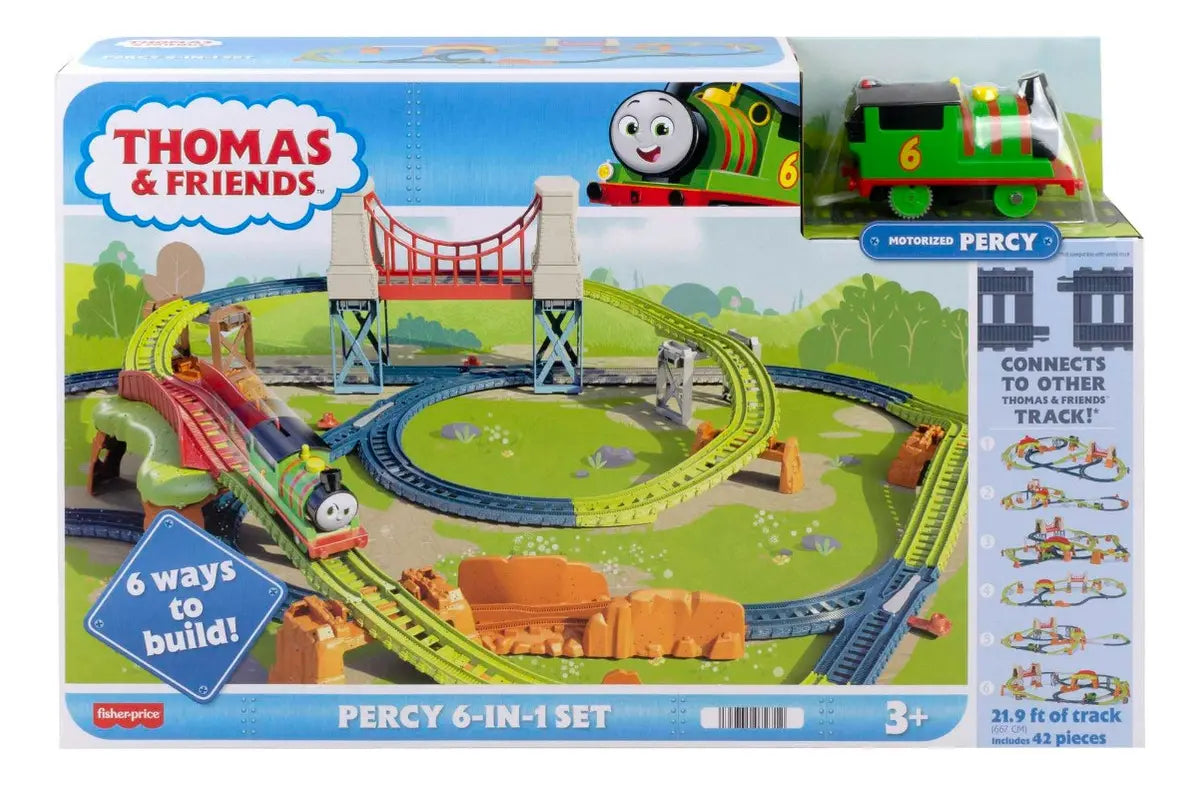 Thomas Y Sus Amigos Conjunto 6 En 1 De Percy Fisher Price
