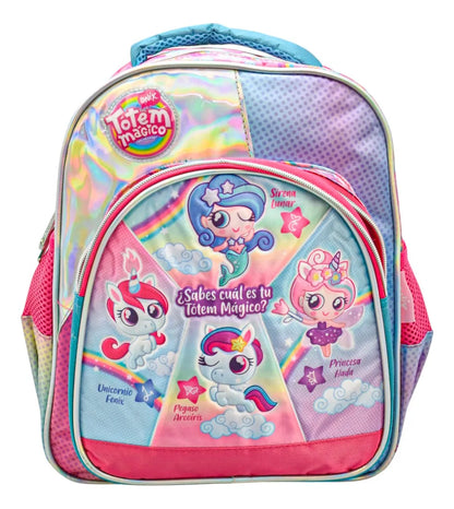 Mochila Onix Totem Magico Kinder 161855 Ruz Con Detalle Agua Liso