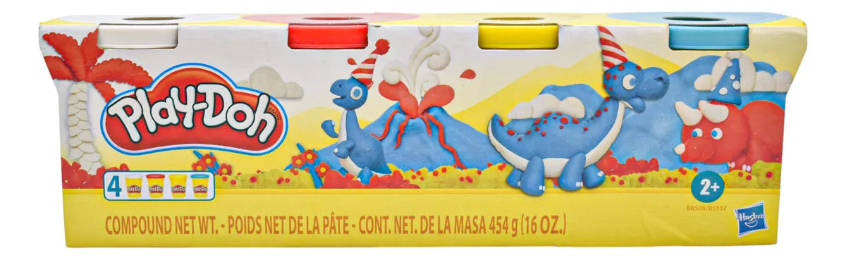 Play Doh Box with 8 Packs of 4 Cans Hasbro