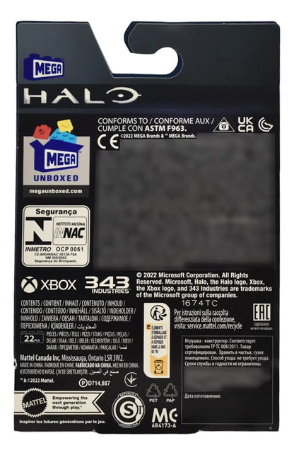 Halo Pack 5 Figuras 102pz Serie 18 Mega Construx 102