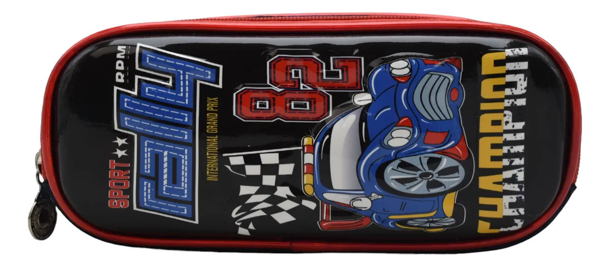 Mochila Auto Azul Kit 3pz Primaria Ll24bpp501 Azul Oscuro 3d