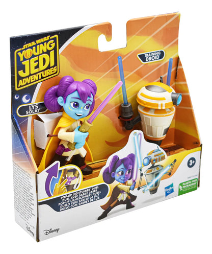 Star Wars Young Jedi Duelo Sables De Luz Lys Y Droid Hasbro