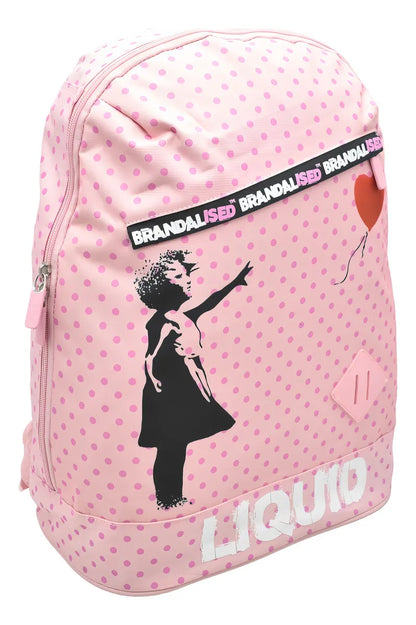 Mochila Brandalised Niña Con Globo Estampado Rosa Primaria 161842 Liquid