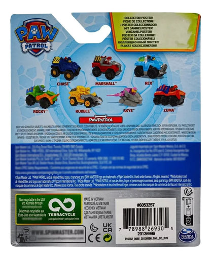 Paw Patrol Dino Rescue Pack 3 Vehiculos #1 Spin Master Rex. Skye. Chase Multicolor