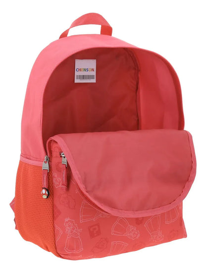 Mochila Escolar Grande Chenson Mario Peach Princesa Stool Mb66500-p Rosa