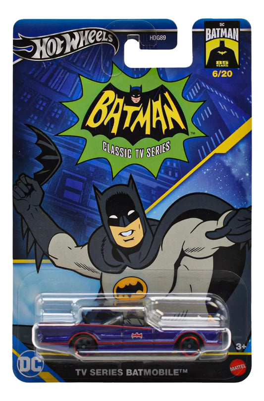 Hot Wheels Batman Hdg89 Pack 4 Vehiculos #2 Mattel Multicolor