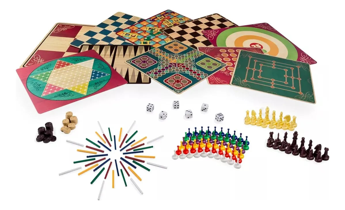 101 Juegos De Mesa 5 Tableros Dobles Spin Master