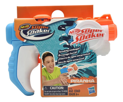 Nerf Super Soaker Piranha Pack 6 Pz Lanzador De Agua Hasbro Multicolor