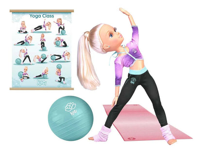 Nancy Yoga Class Con Pelota Y Poster Incluidos Famosa