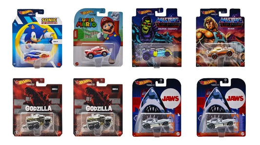Hot Wheels Disney Character Cars Pack 8 Vehiculos Mattel Cf Multicolor