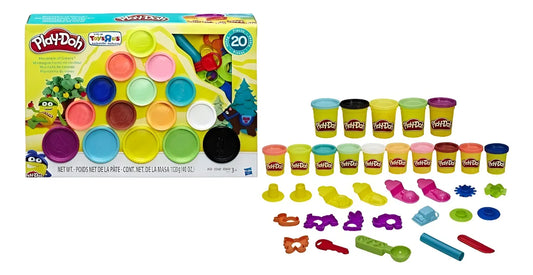 Play Doh Montaña De Colores 1120gr 20 Pz Hasbro Varios