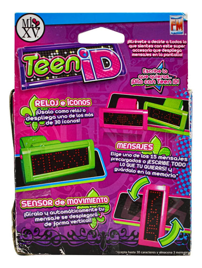 Teen Id Rosa Reloj Iconos Con Mensajes Luminosos Fotorama Cd