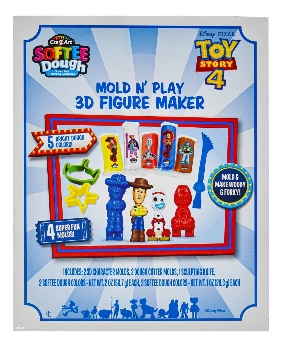 Disney Pixar Toy Story Crea Figura Moldeable 3d Cra Z Art