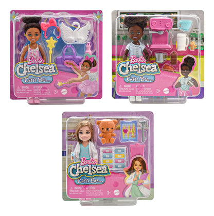 Barbie Chelsea Can Be Profesiones Pack 3 Muñecas #2 Mattel