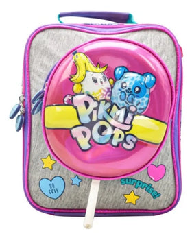 Lonchera Pikmi Pops Surprise 3d Termica 2717 Original Atm Cd Violeta/gris 3d