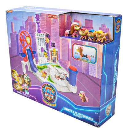 Paw Patrol Mighty Liberty Patrollers Playset Spin Master Da Blanco