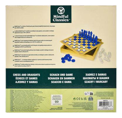 Ajedrez Y Damas Mindful Classics Bambu Spin Master Ca Cd