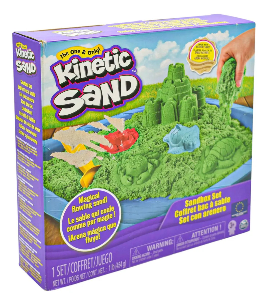 Kinetic Sand Castillo De Arena 454 Gr Verde Spin Master Cf Verde