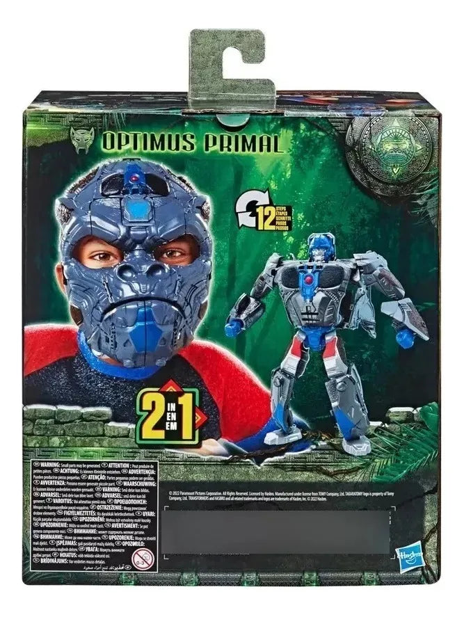 Máscara Hasbro 2 en 1 Optimus Primal F4650 de Transformers