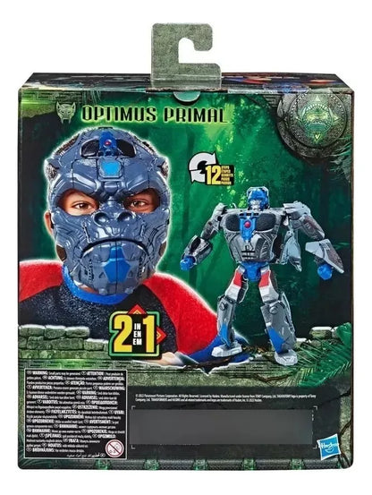 Máscara Hasbro 2 en 1 Optimus Primal F4650 de Transformers