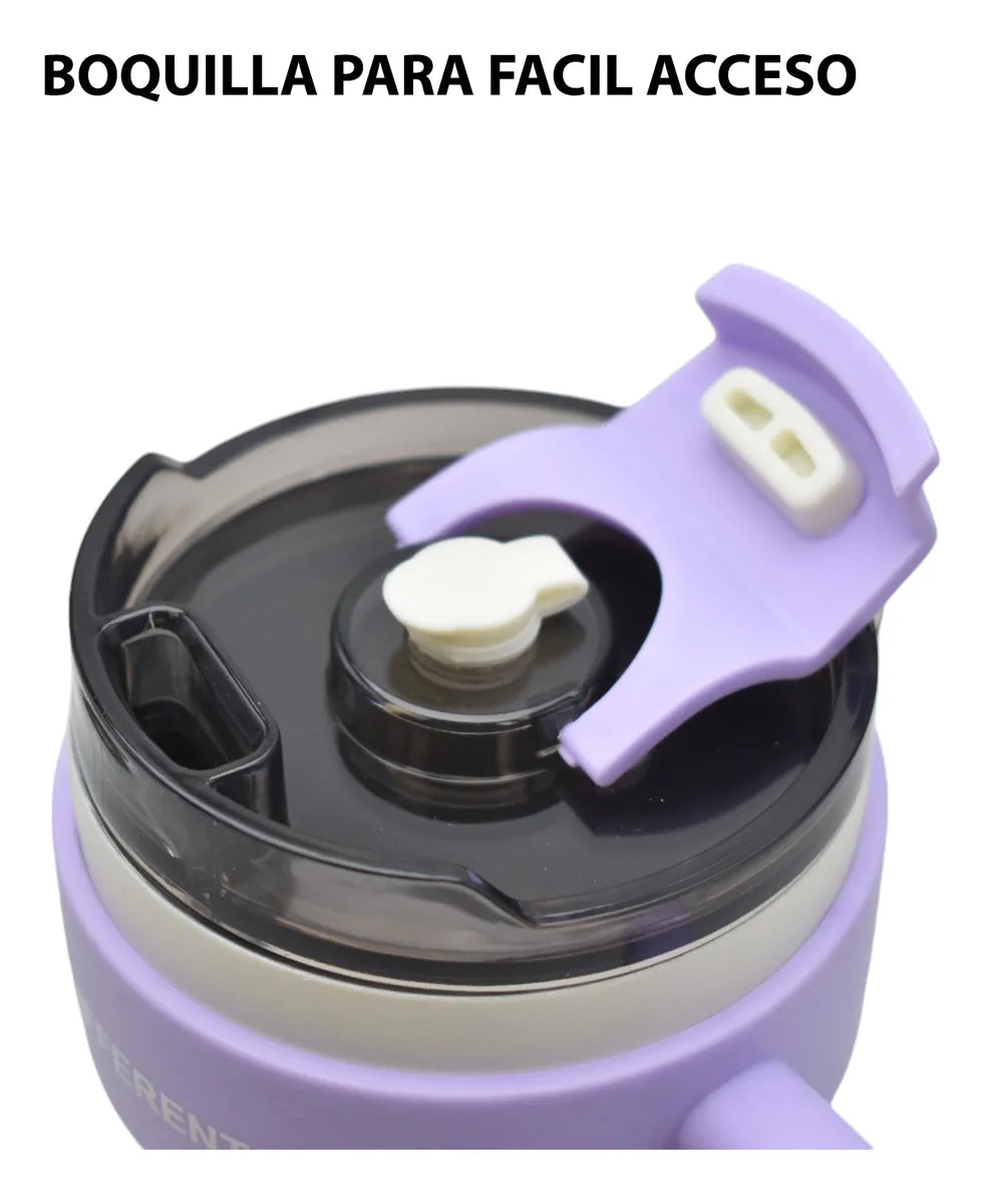 Botella Metalica Con Asa Tea Break 600ml Sm24coh819
