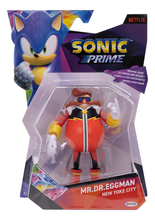 Sonic Prime Mr Dr Eggman New Yoke City Figura 13cm Jakks Cf