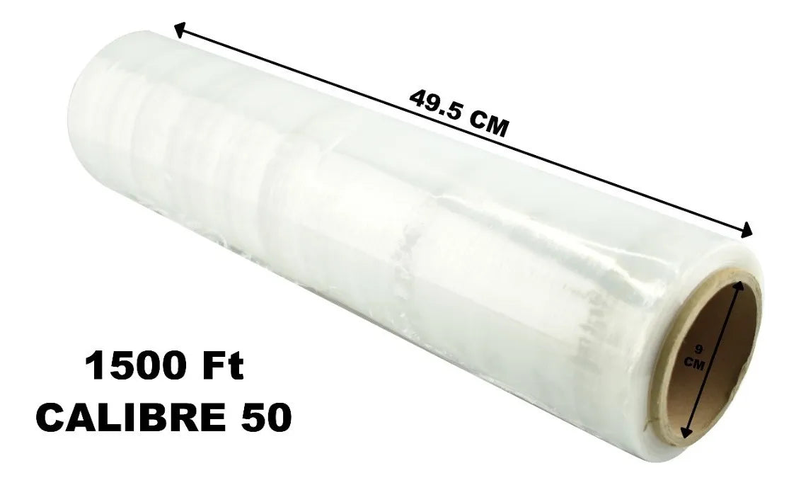 Rollo De Emplaye Calibre 50 Playo Embalaje Pack 4 Pz 1500 Ft