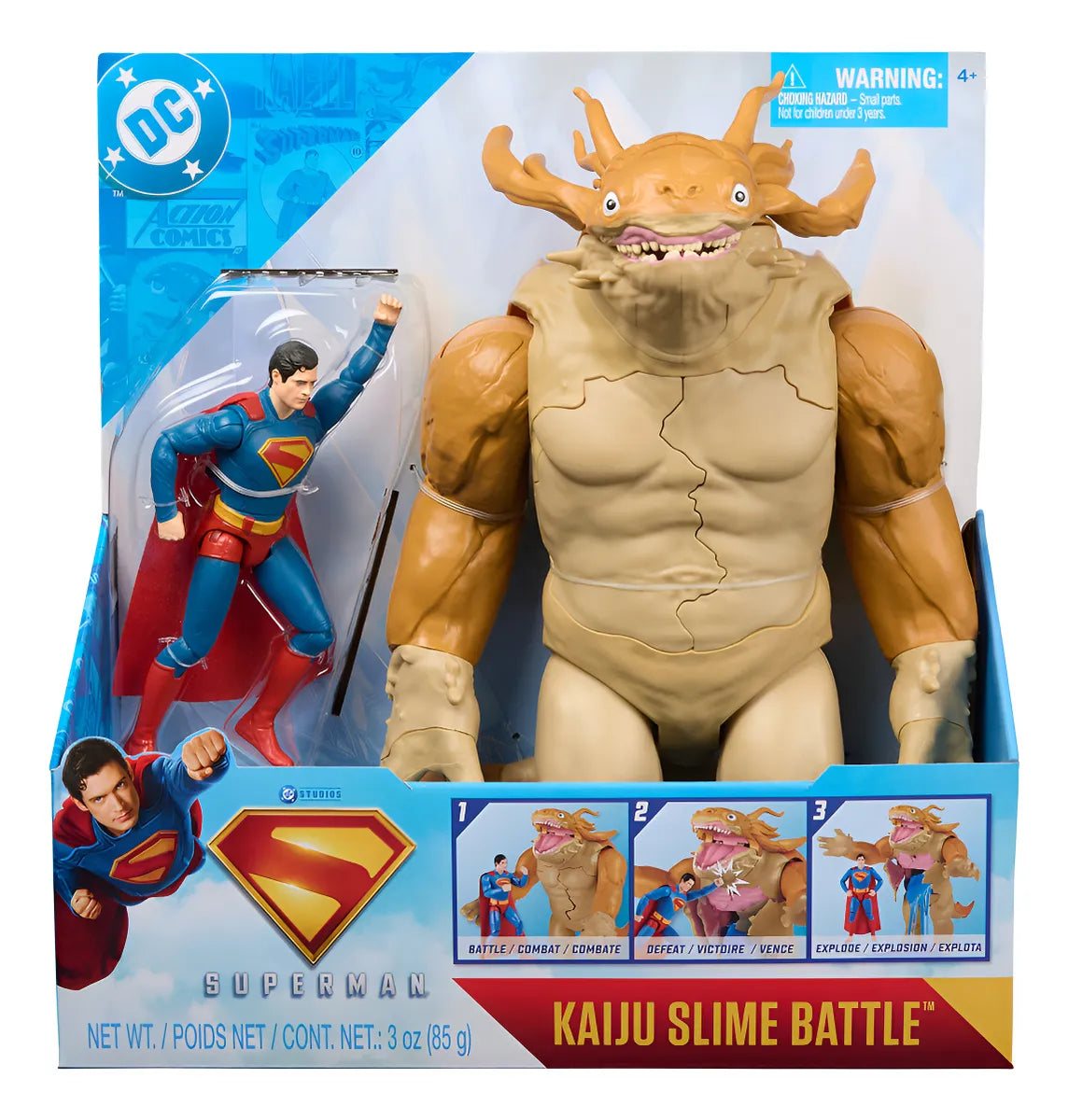 Dc Superman Kaiju Slime Battle Figura 29 Cm Spin Master