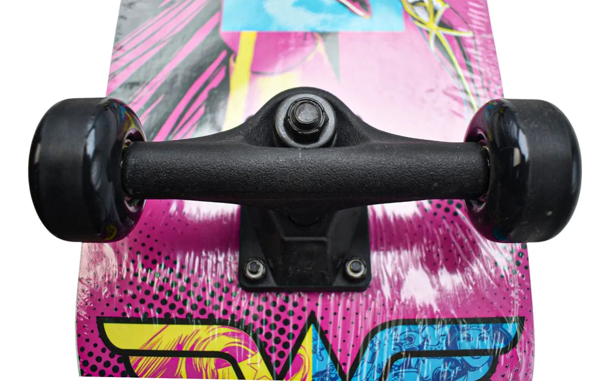 Skateboard Patineta Grande Wonder Woman 2 T378941 Toymark Cf Negro Wonder Woman