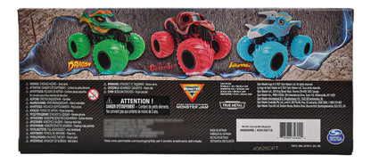 Monster Jam Set Charged Beast 1:64 Spin Master Rojo/azul/verde