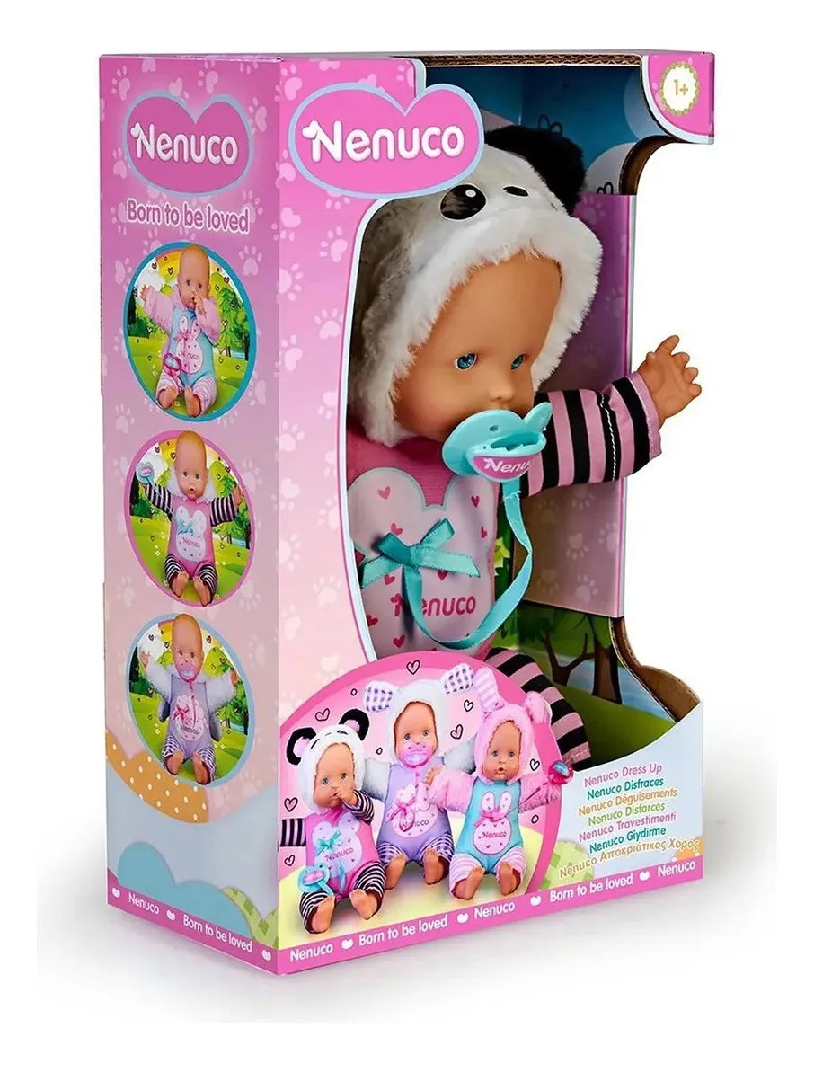Nenuco Disfraz Suavecito Borrego Panda Y Conejo 29cm Famosa