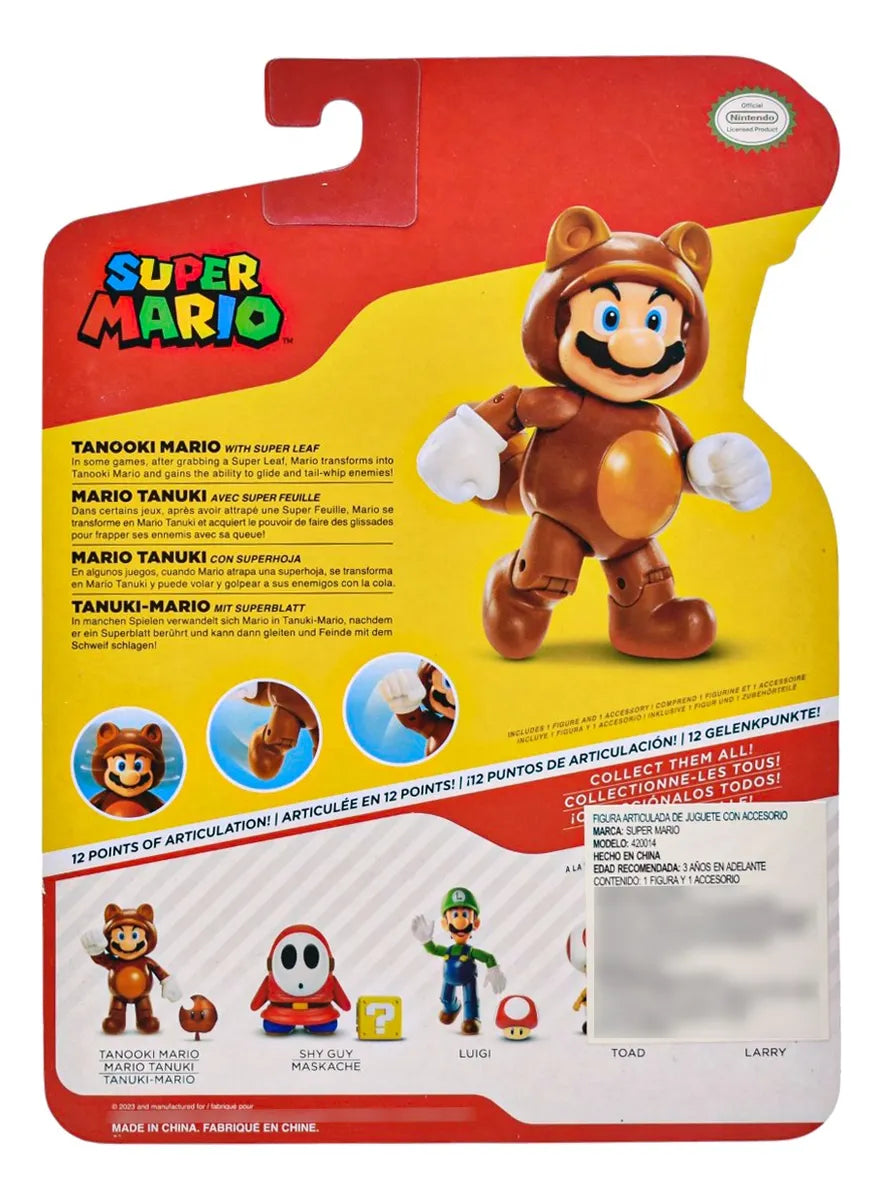 Super Mario Pack 6 Characters with Accessory Jakks Pacific