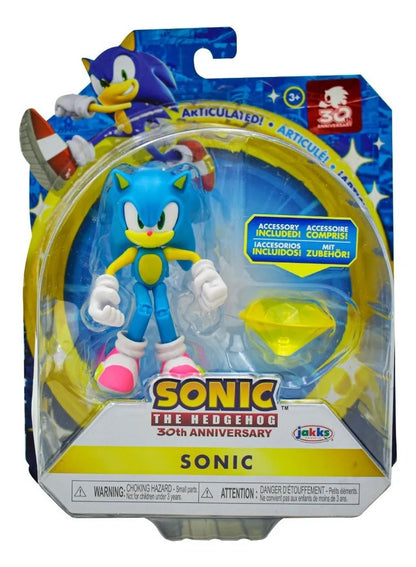 Sonic 30 Aniversario Figura 9cm Esmeralda Jakks Pacific Cd