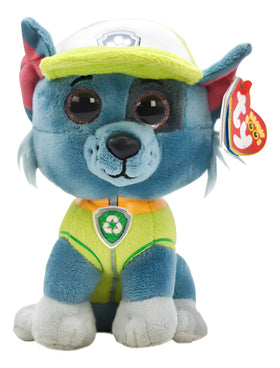 Paw Patrol Rocky Peluche 16 Cm Ty Gris/verde