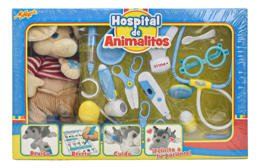 Hospital De Animalitos Con Peluche Raton Al Azar Mi Alegria Multicolor