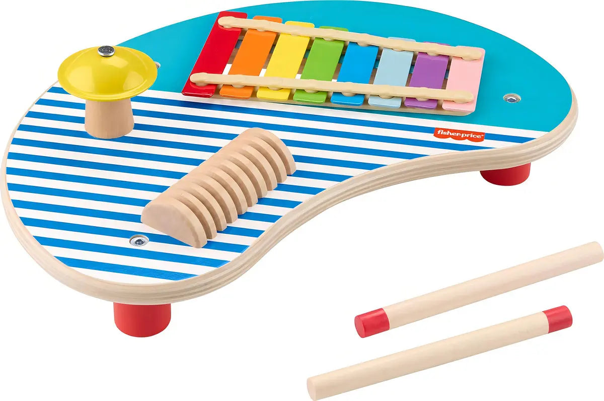 Mesa De Musica De Madera 3 En 1 Para Niños Fisher Price