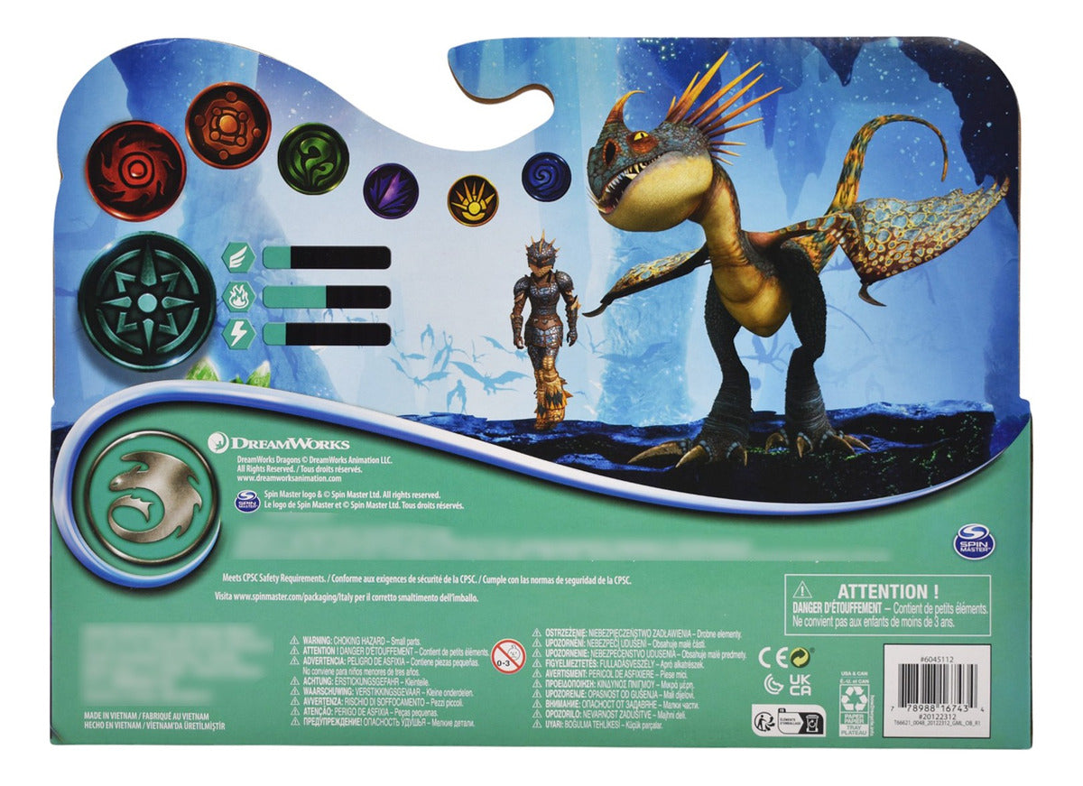 Dragones Pack 3 Figuras 21cm Con Accesorio Spin Master