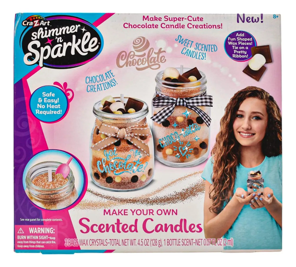 Shimmer N Sparkle Crea Velas Olor Chocolate Y Jabon Crazart