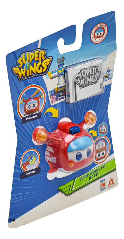 Super Wings Pet Jet Pet Figura 4cm Con Luces Fotorama